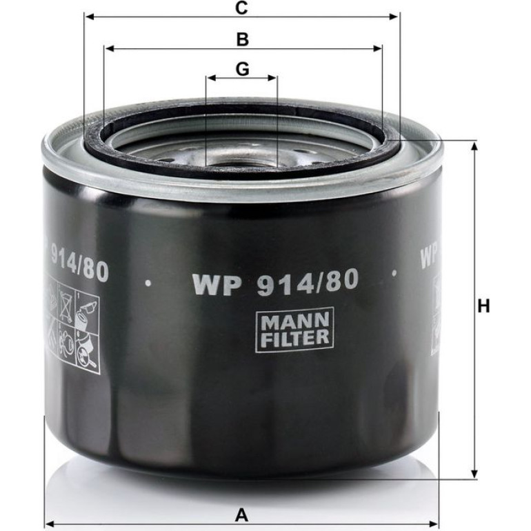 Ölfilter WP 914/80