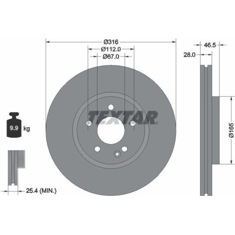 Bremsscheibe 92073100