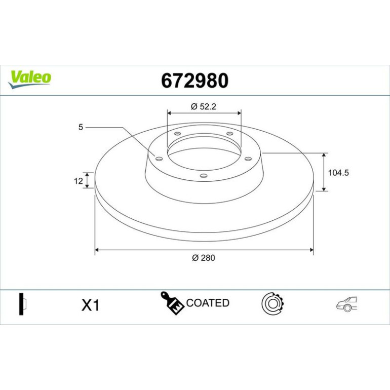 Bremsscheibe 672980