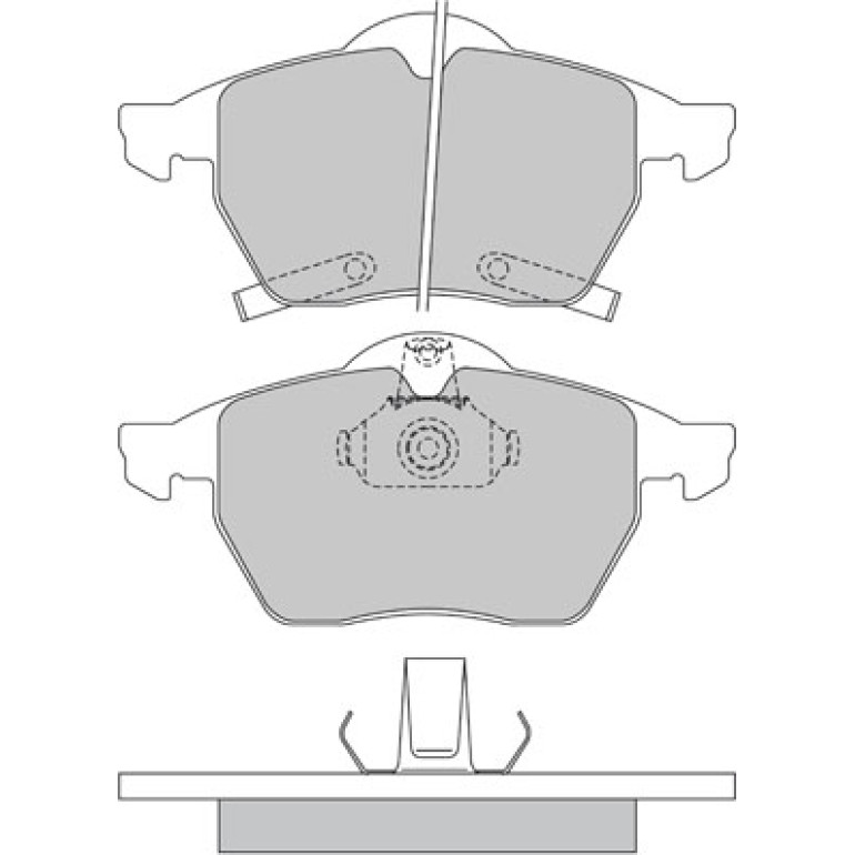 Bremsbelagsatz, Scheibenbremse 1170098 Bremsbelagsatz, Scheibenbremse 1170098