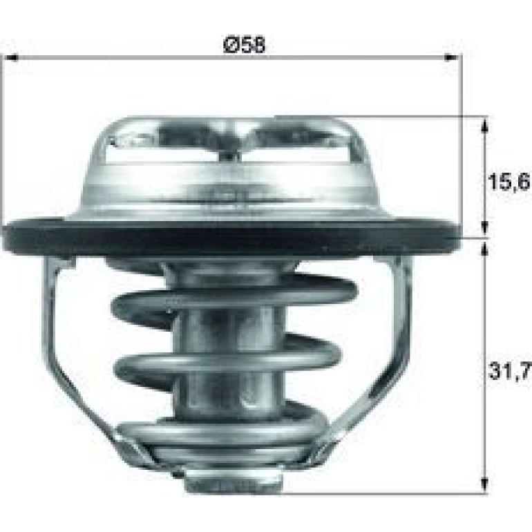 Thermostat, Kühlmittel TX 122 82 Thermostat, Kühlmittel TX 122 82