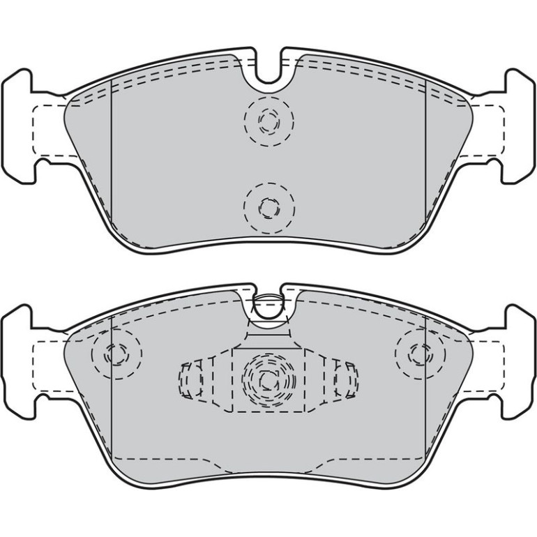 Bremsbelagsatz, Scheibenbremse 598700