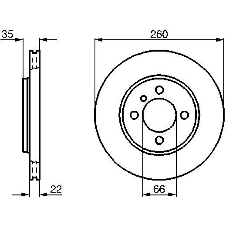 Bremsscheibe 0 986 478 036 Bremsscheibe 0 986 478 036