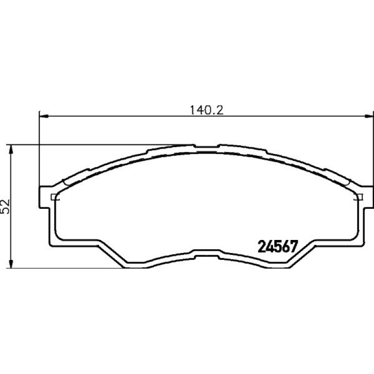 Bremsbelagsatz, Scheibenbremse 8DB 355 013-471 Bremsbelagsatz, Scheibenbremse 8DB 355 013-471