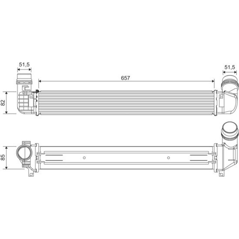Ladeluftkühler 818389 Ladeluftkühler 818389