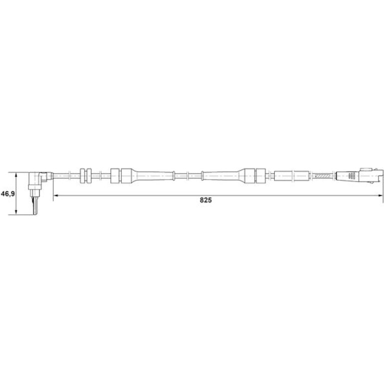 Sensor, Raddrehzahl 0 265 007 083