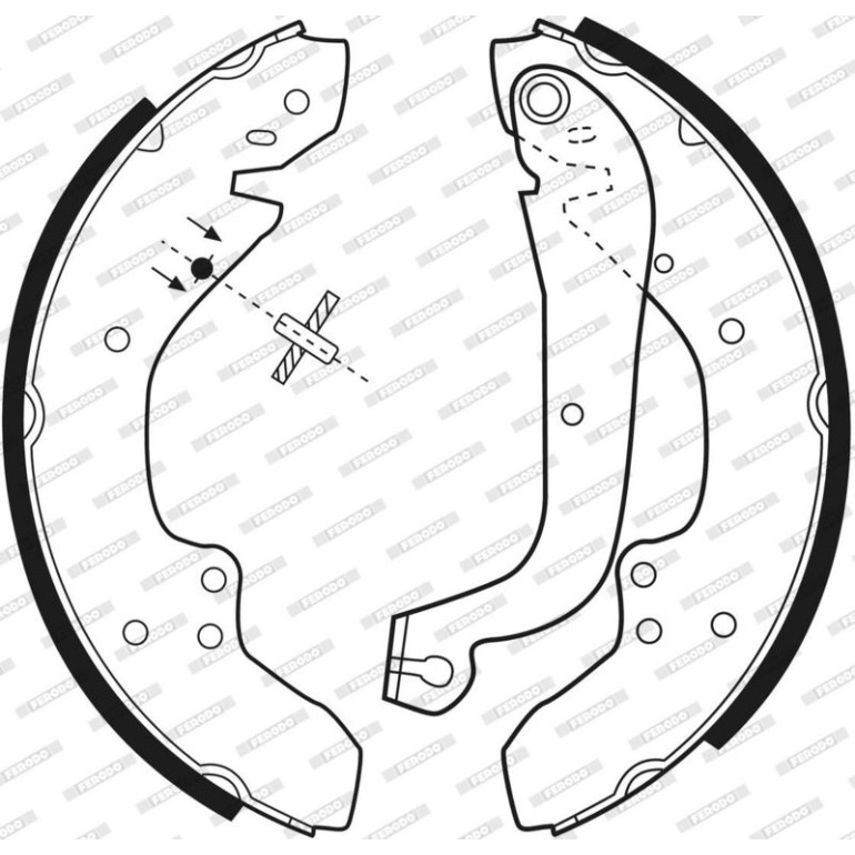 Bremsbackensatz FSB203