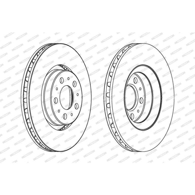 Bremsscheibe DDF1078C