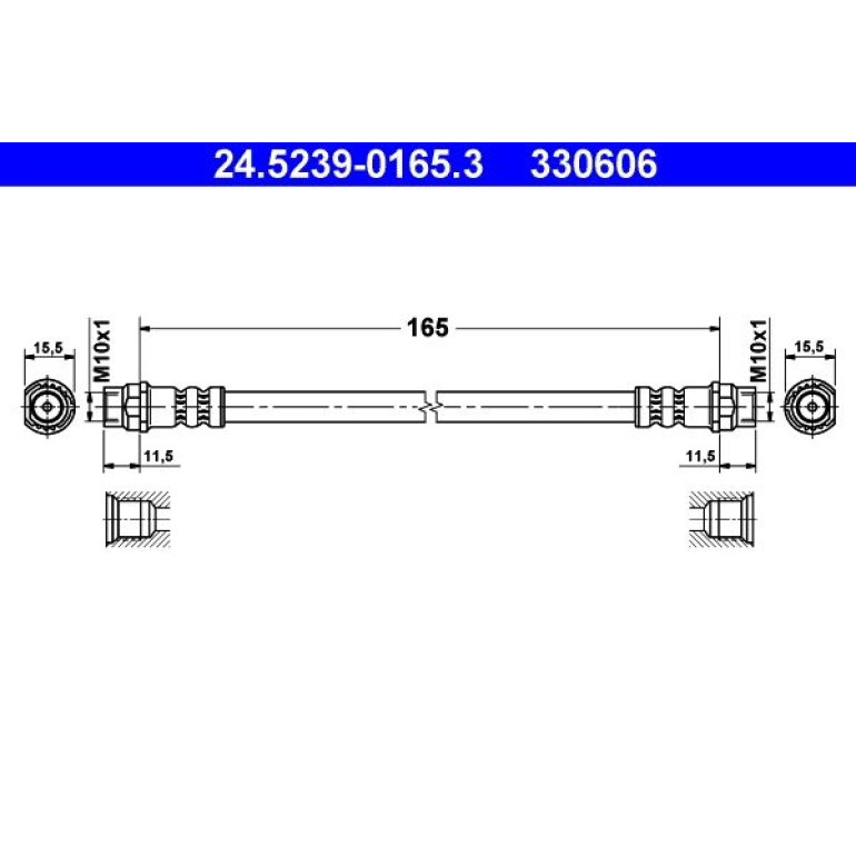Bremsschlauch 24.5239-0165.3