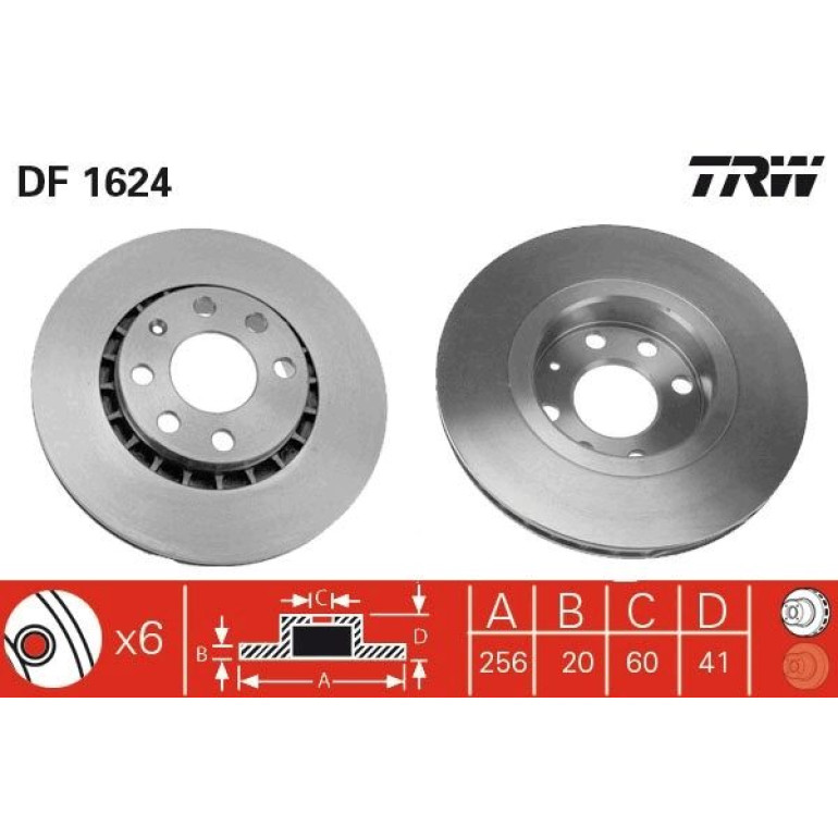 Bremsscheibe DF1624