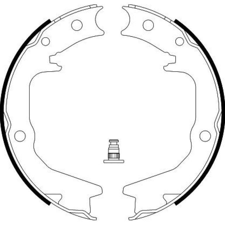 Bremsbackensatz, Feststellbremse 8DA 355 050-631