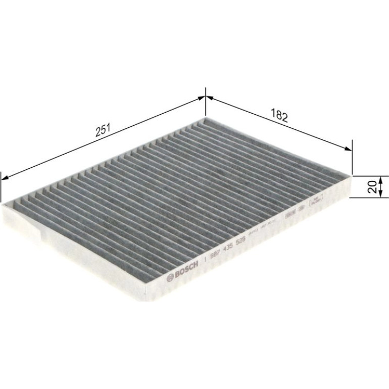 BOSCH 1 987 435 529 Innenraumfilter BOSCH 1 987 435 529 Innenraumfilter