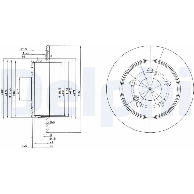 Bremsscheibe BG2291 Bremsscheibe BG2291