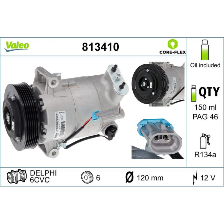 Kompressor, Klimaanlage 813410 Kompressor, Klimaanlage 813410