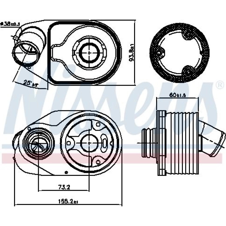 Ölkühler, Motoröl 90888