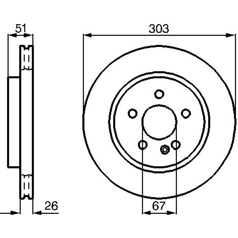 Bremsscheibe 0 986 478 468 Bremsscheibe 0 986 478 468