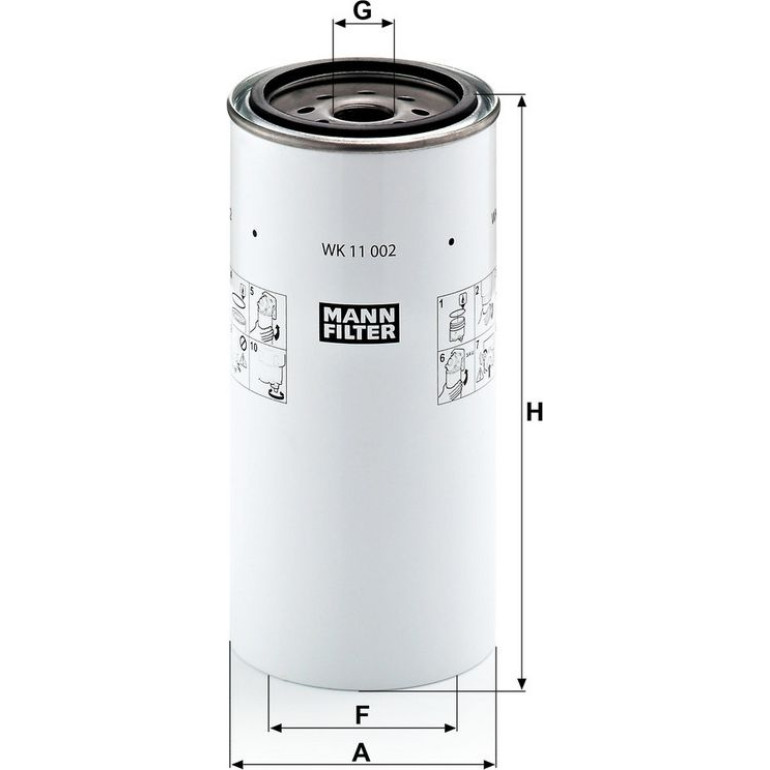 Kraftstofffilter WK 11 002 X Kraftstofffilter WK 11 002 X