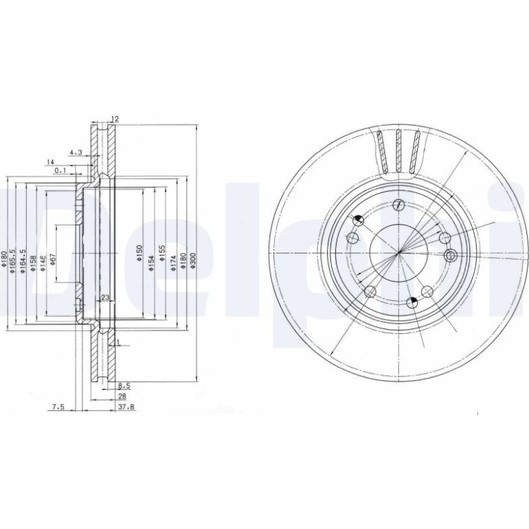 Bremsscheibe BG2675