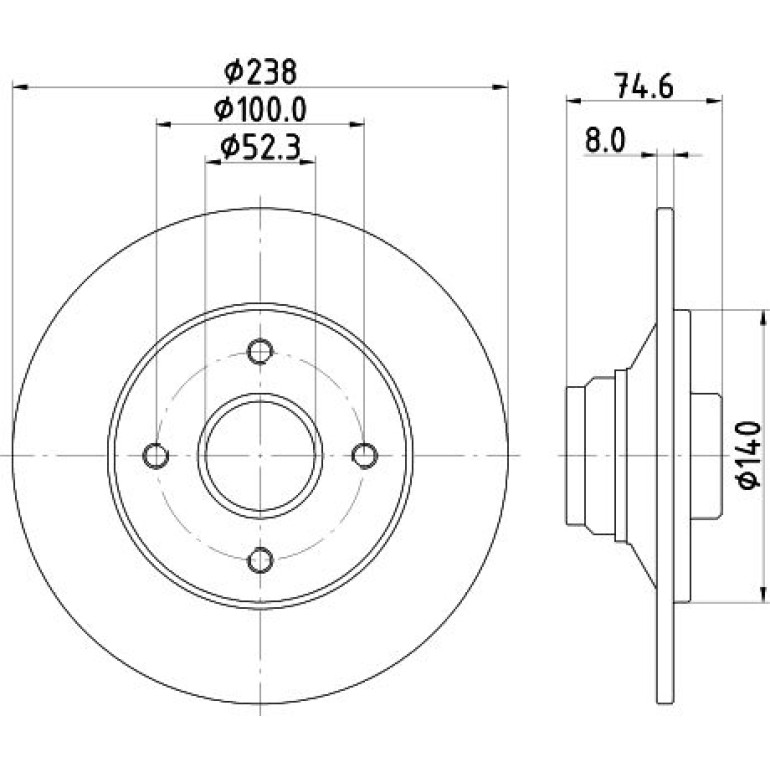 Bremsscheibe 8DD 355 104-021 Bremsscheibe 8DD 355 104-021