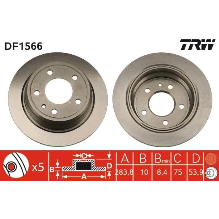 Bremsscheibe DF1566