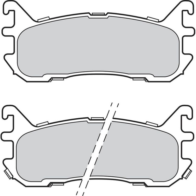 Bremsbelagsatz, Scheibenbremse 302800