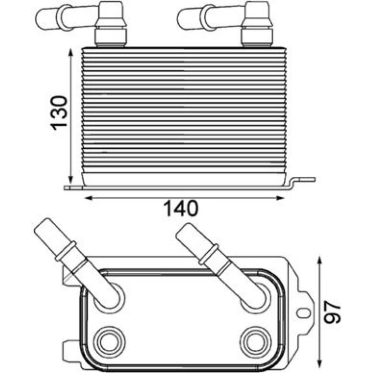 Ölkühler, Automatikgetriebe CLC 228 000P Ölkühler, Automatikgetriebe CLC 228 000P