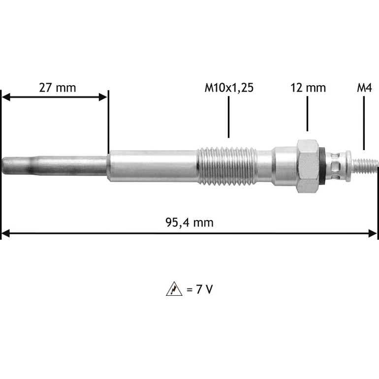 Glühkerze 345201 Glühkerze 345201