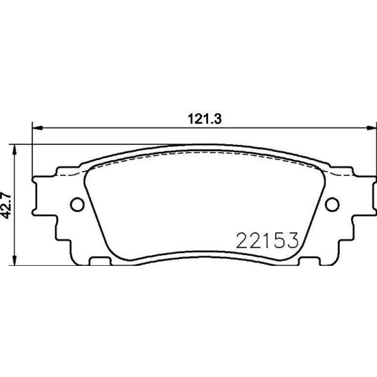 Bremsbelagsatz, Scheibenbremse 8DB 355 024-631 Bremsbelagsatz, Scheibenbremse 8DB 355 024-631