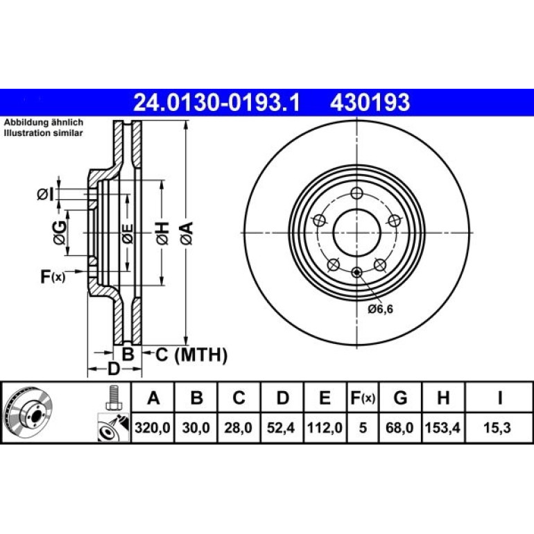Bremsscheibe 24.0130-0193.1