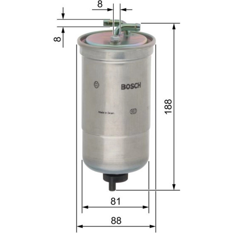 Kraftstofffilter 0 450 906 442