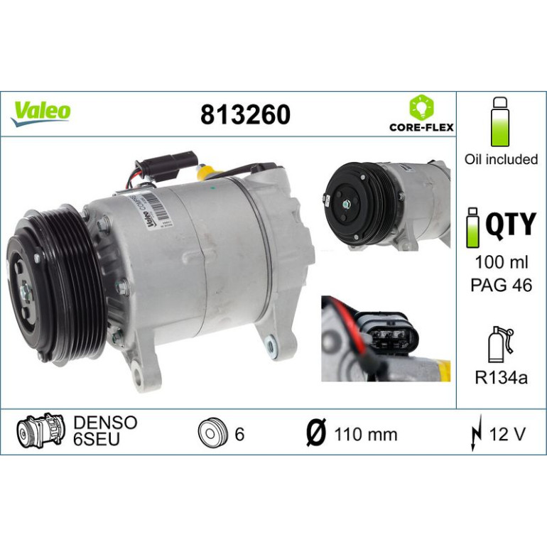 Kompressor, Klimaanlage 813260 Kompressor, Klimaanlage 813260