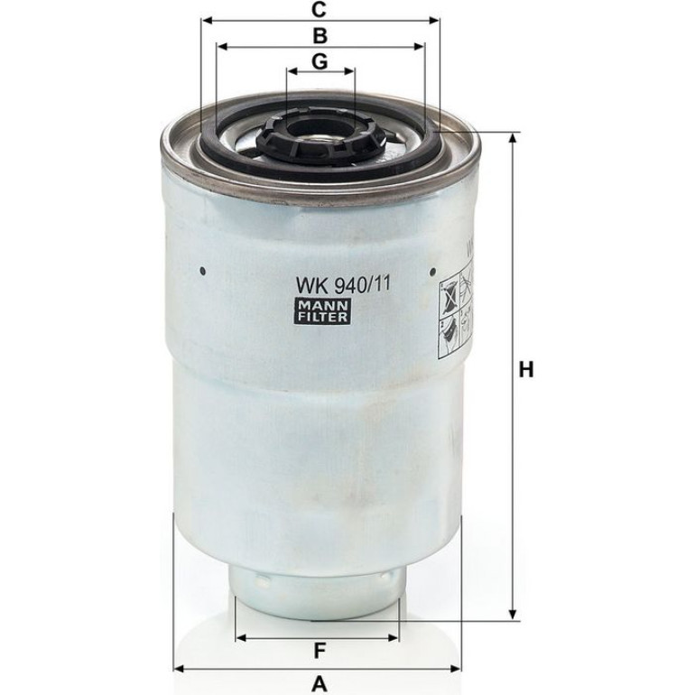 Kraftstofffilter WK 940/11 X