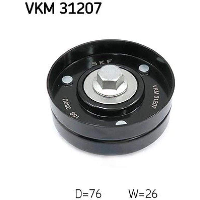 Umlenk-/Führungsrolle, Keilrippenriemen VKM 31207 Umlenk-/Führungsrolle, Keilrippenriemen VKM 31207