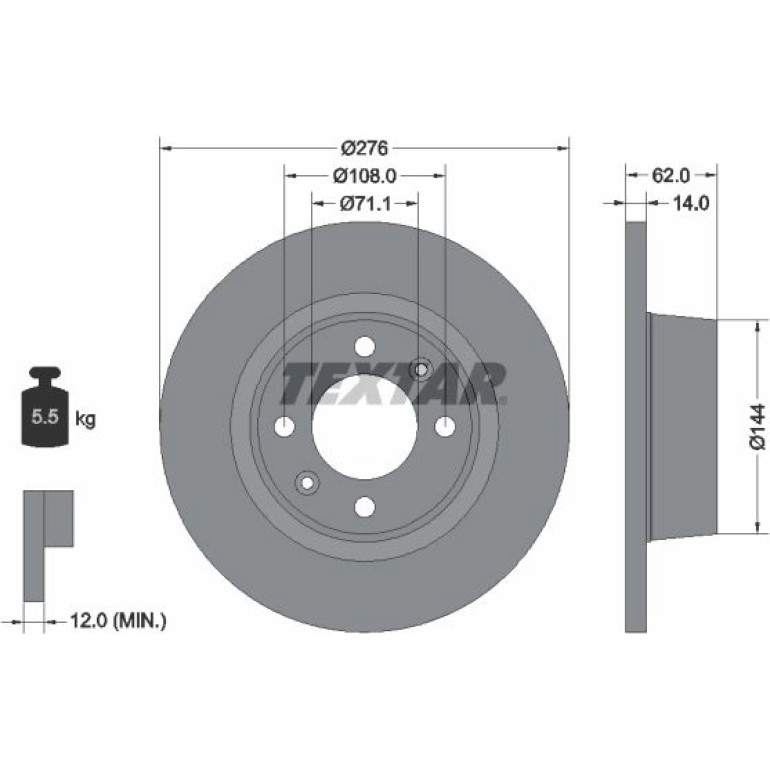 Bremsscheibe 92107900