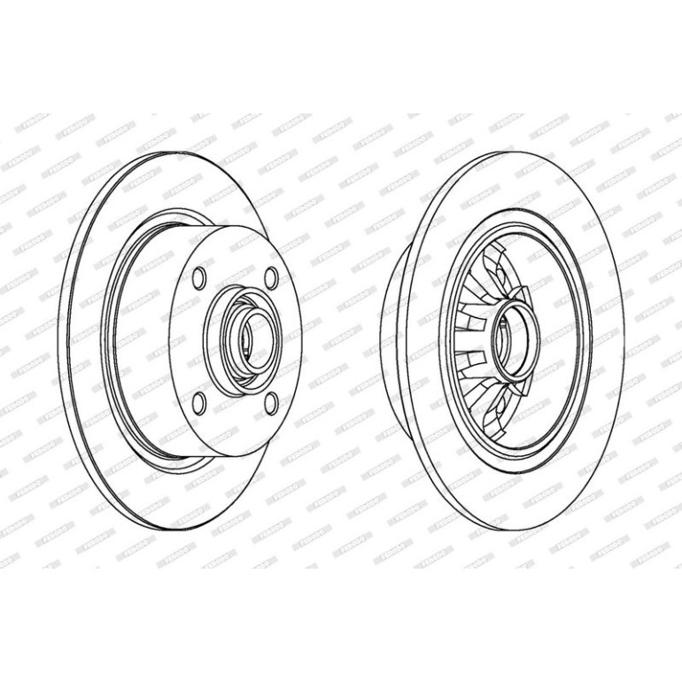 Bremsscheibe DDF043