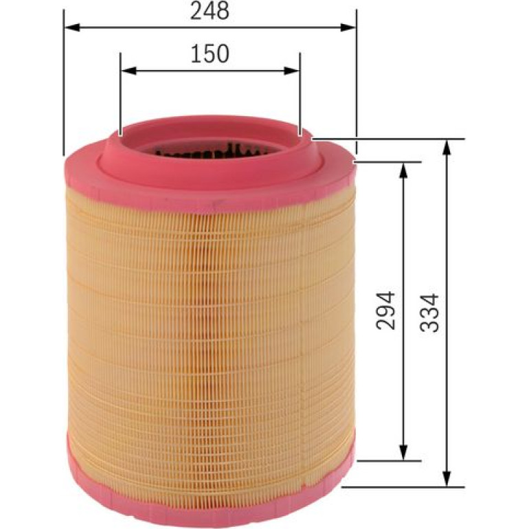 BOSCH F 026 400 499 Luftfilter
