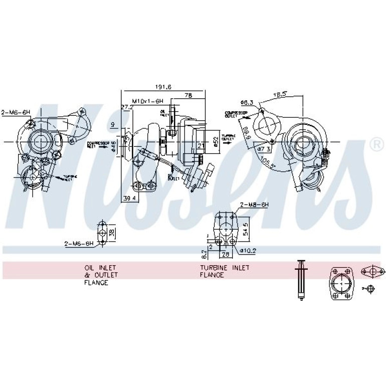Nissens Turbolader 93232
