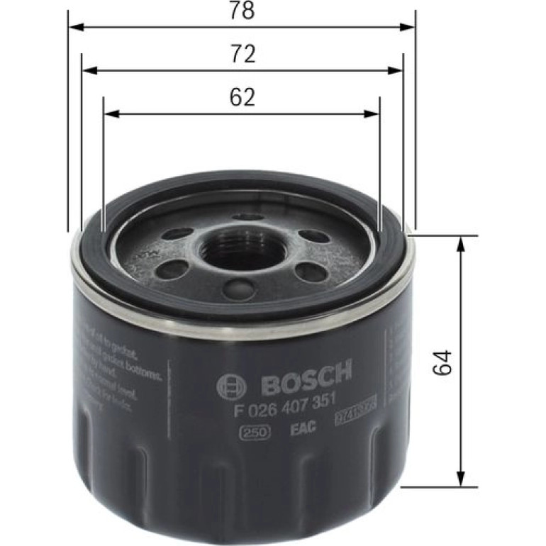 Ölfilter F 026 407 351