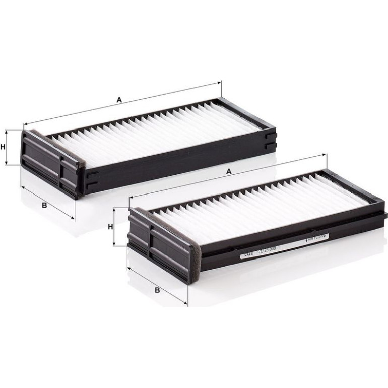 MANN-FILTER CU 23 000-2 Innenraumfilter, Partikelfilter MANN-FILTER CU 23 000-2 Innenraumfilter, Partikelfilter