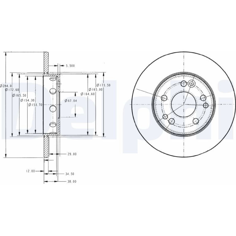 Bremsscheibe BG2314 Bremsscheibe BG2314