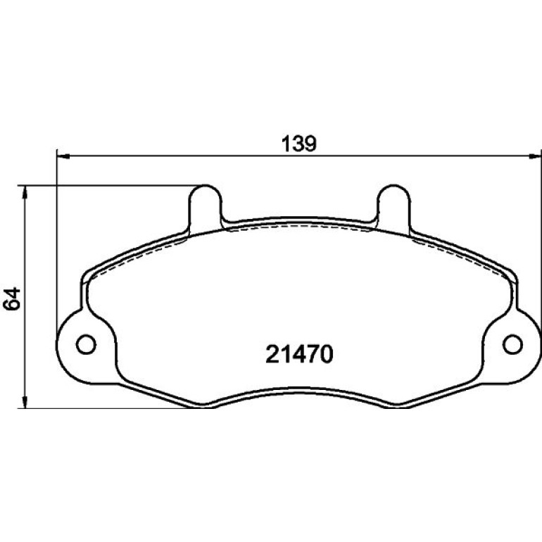 Bremsbelagsatz, Scheibenbremse 8DB 355 006-391 Bremsbelagsatz, Scheibenbremse 8DB 355 006-391