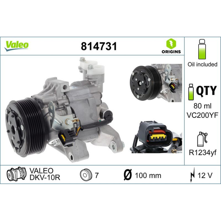 Kompressor, Klimaanlage 814731