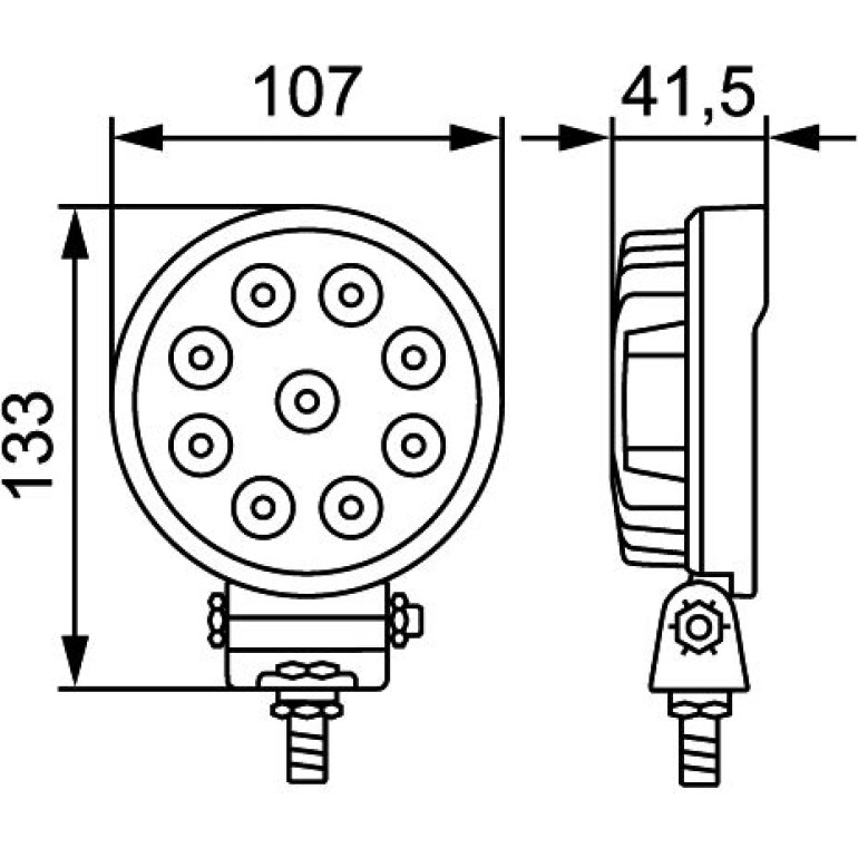 Arbeitsscheinwerfer 1G0 357 101-012