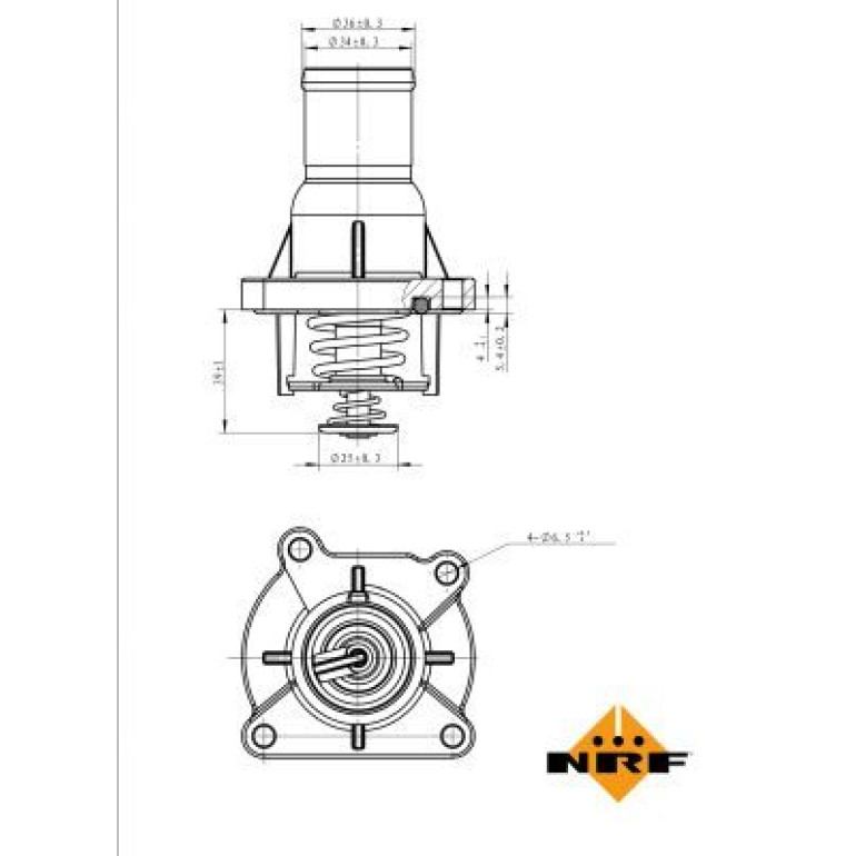 Thermostat, Kühlmittel 725046 Thermostat, Kühlmittel 725046