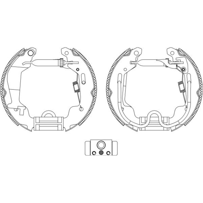 Bremsbackensatz 8DB 355 004-781 Bremsbackensatz 8DB 355 004-781