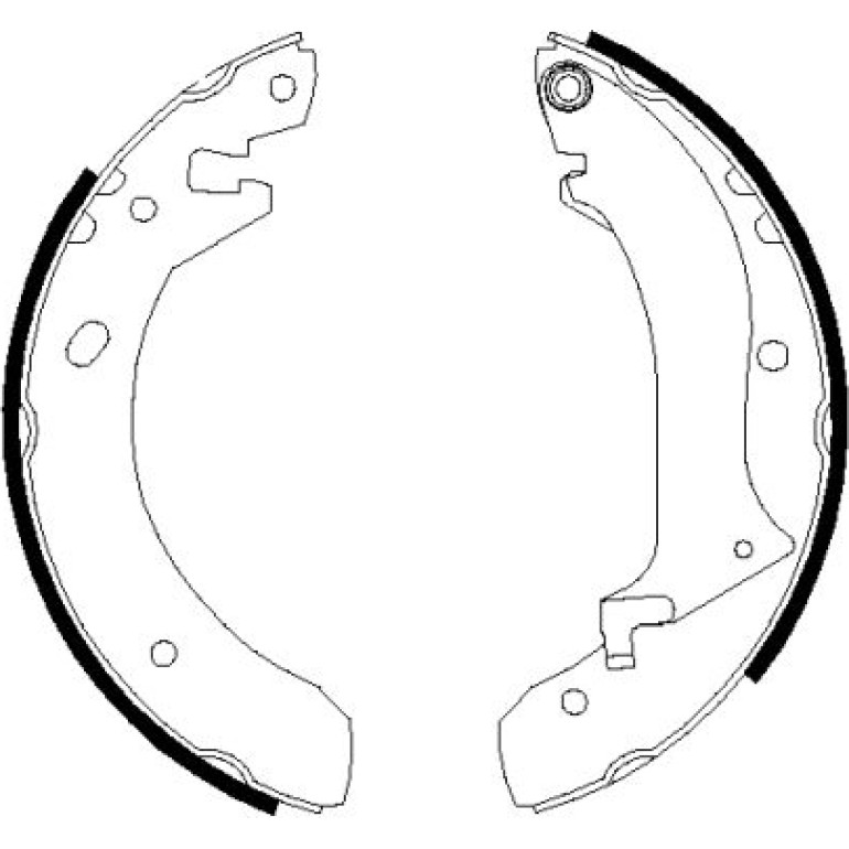 Bremsbackensatz 8DB 355 001-901 Bremsbackensatz 8DB 355 001-901