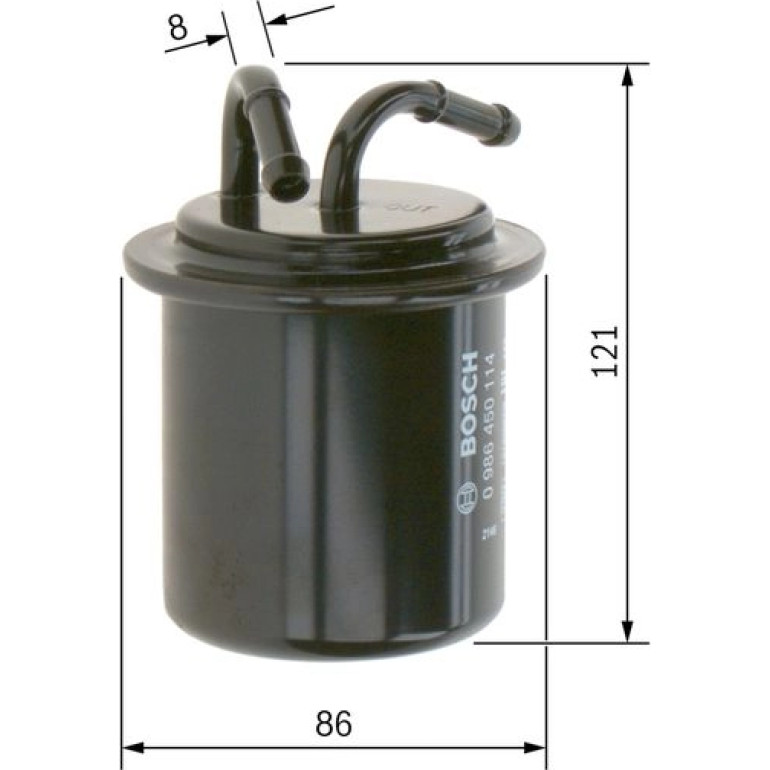 Kraftstofffilter 0 986 450 114 Kraftstofffilter 0 986 450 114