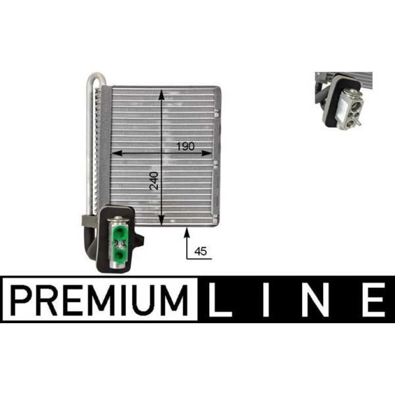 Verdampfer, Klimaanlage AE 118 000P