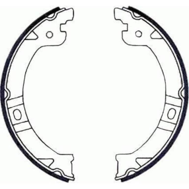 Bremsbackensatz, Feststellbremse 8DA 355 050-111 Bremsbackensatz, Feststellbremse 8DA 355 050-111