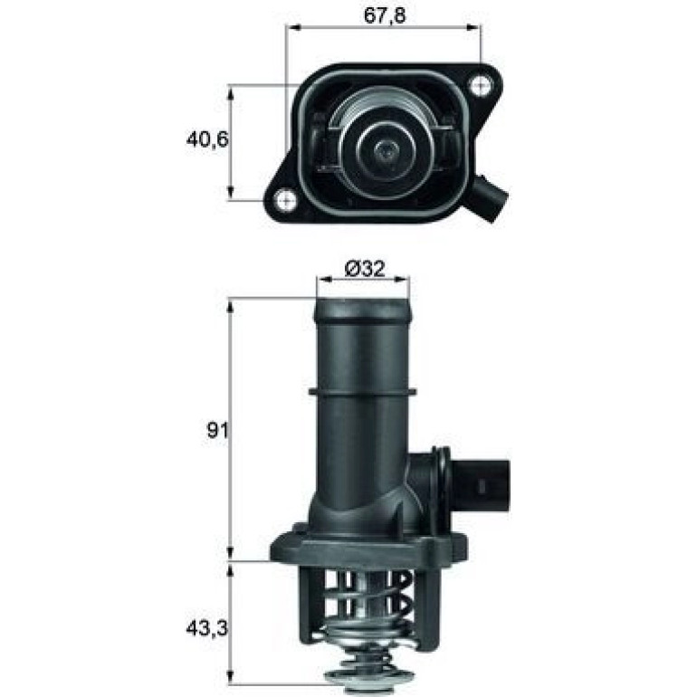 Thermostat, Kühlmittel TI 16 105 Thermostat, Kühlmittel TI 16 105